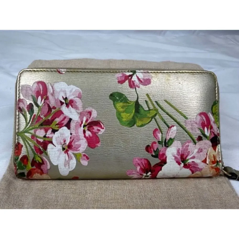 Gucci Blooms Print Continental Wallet SPB-JB 364254 - Picture 3 of 11